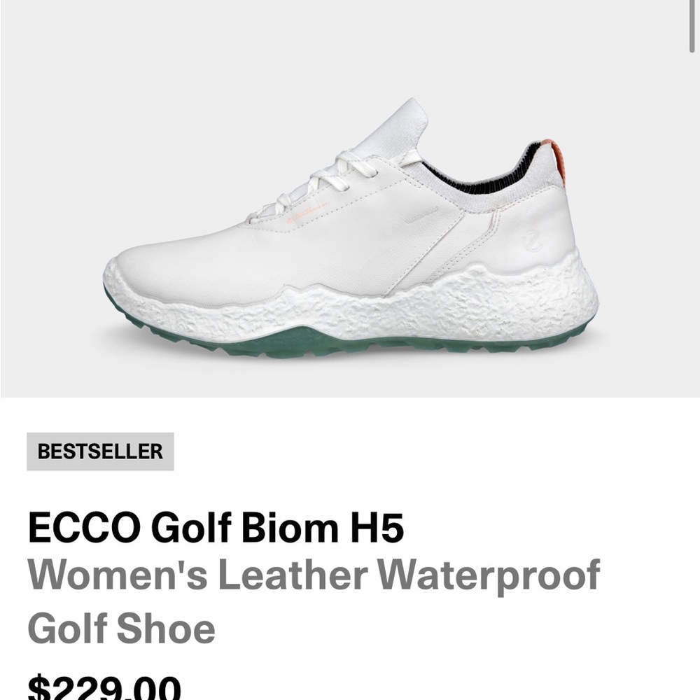 Ecco golf shoes waterproof new in box